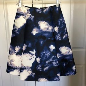 Kate Spade Cloud Print Skirt